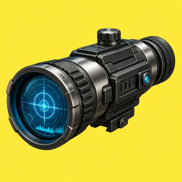Tactical spyglass with target reticle